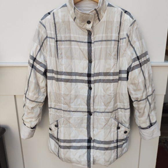 Light Reversible Barn Coat Jacket | US 14-16 - Picture 11 of 15